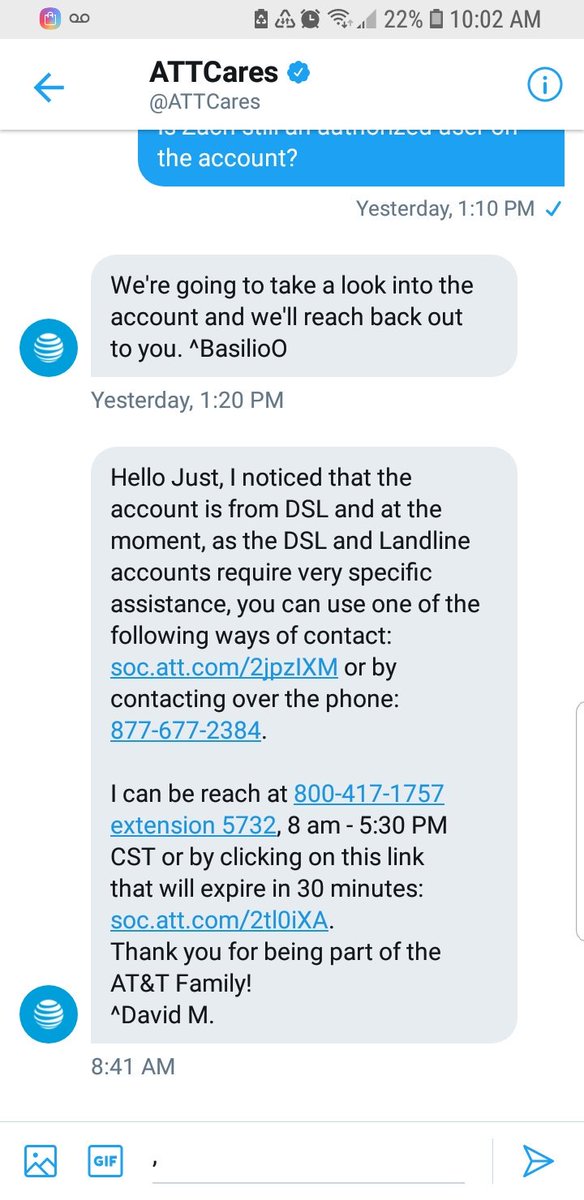 LovablePandaMan's tweet photo. "Just keep throwing customer service at it." @ATT YOU GAVE OUR SPOT ON THE LINE AWAY. Because she switched the land line to @CSpire. We've called Customer Support daily. We have to wait for a neighbor to die or for you to mess up again. #worst #network #badservice #help #please https://t.co/mkTkQUKLMZ