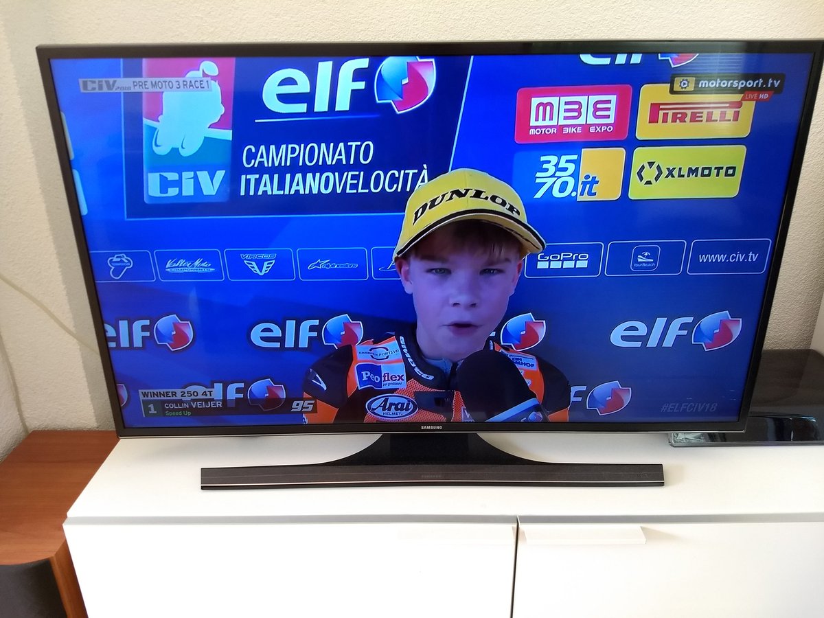sportimages_nl's tweet image. Fijne overwinning Colin Veijer in Imola! #premoto3 #elfciv18 @TT_World_Assen