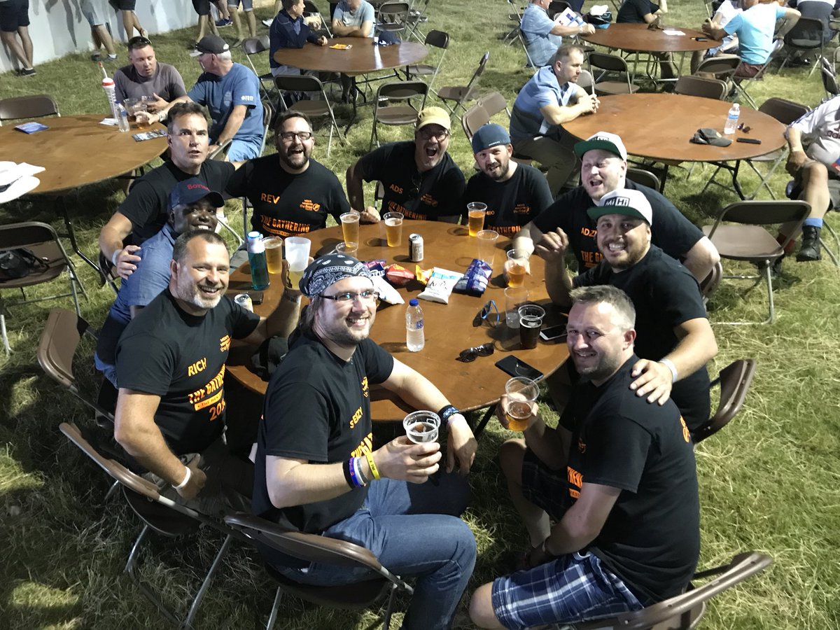 Men from The Free loving life at <a href="/cvmTheGathering/">The Gathering</a> 😎