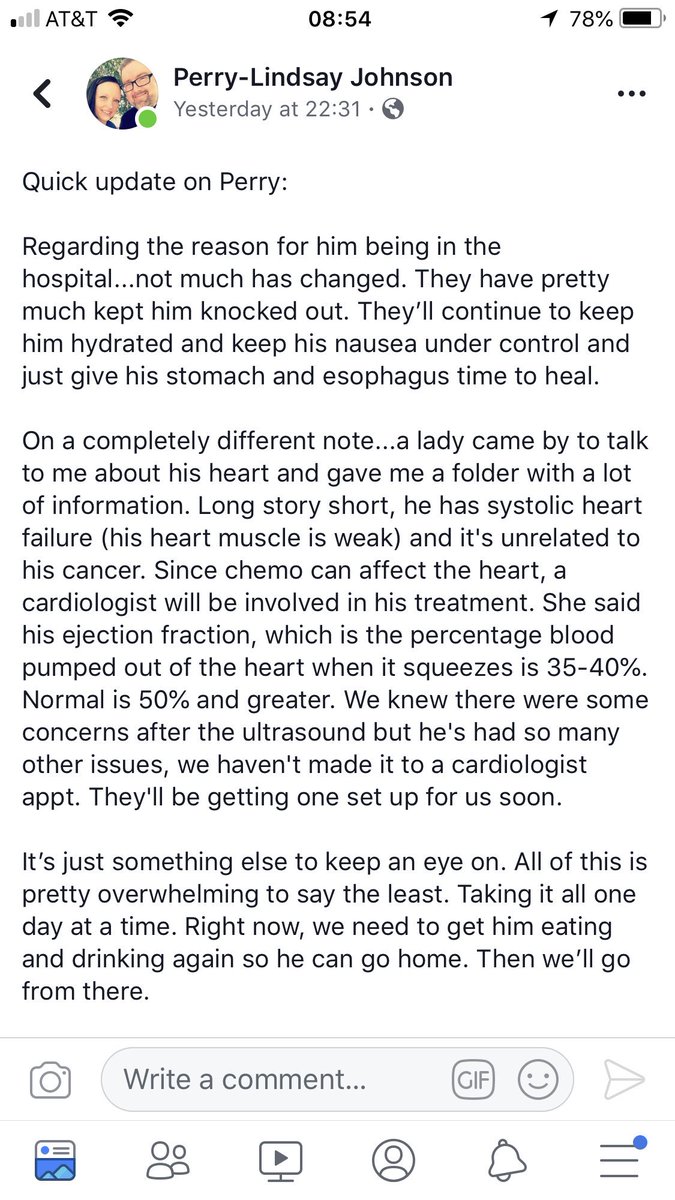 ImOverItAll_'s tweet photo. An update for my friend @PerryJohnson77. @hellolifewtf @thepodstuff #fuckcancer #teamperry #hellocancerWTF https://t.co/5h8kEF6gTp