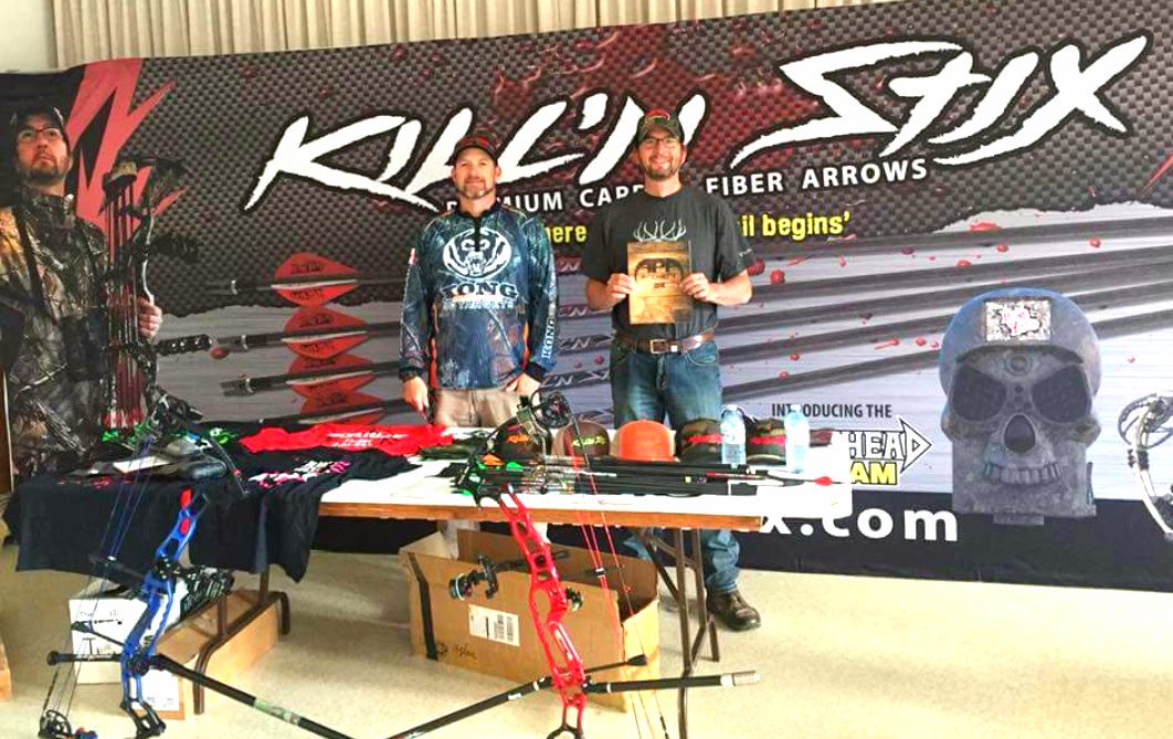 killnstix's tweet photo. Jason and Calvin are representing at the Williams Lake BC archery shoot. Best luck guys "aim small miss small"
#archery #bowhunter #huntinglife #killnstix #WheretheBloodTrailBegins #Huntwithadditude #whatgetsyououtdoors #bohning #kong3dtargets https://t.co/1iWN9aVXxF
