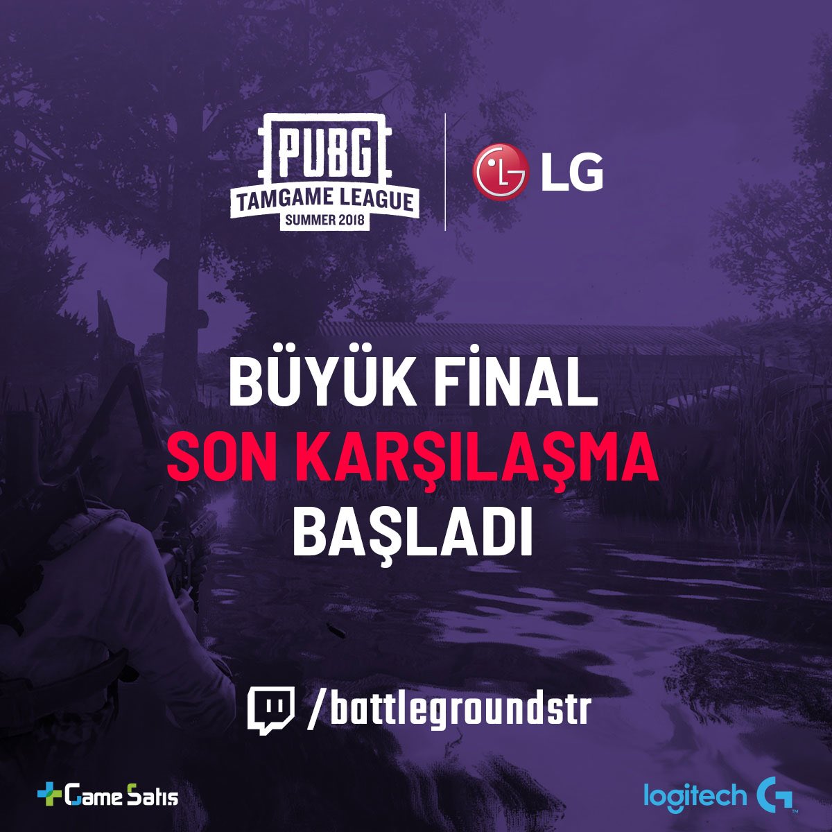#LGPUBGTGL Büyük Finalinde son karşılaşma ! 
2 Milyon Dolar Ödüllü #PGI2018 Turnuvasına katılım hakkı kazanacak olan takım belli oluyor!

Canlı yayını izlemek için ; twitch.tv/battlegroundstr

#LGPUBGTGL #sonsafeVWA #PGI2018 #ŞampiyonBelliOluyor