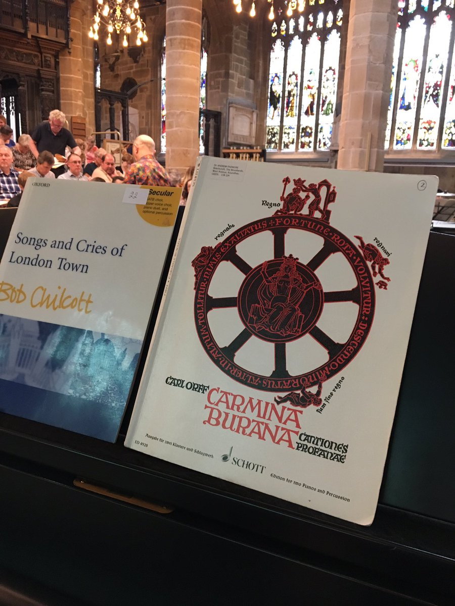 Looking forward to these later <a href="/WakeCathedral/">Wakefield Cathedral</a>... concert 7.00pm and then a dash back to llandaff! #lifeofamusician #noresrforthewicked