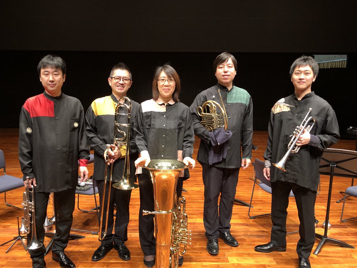 大船渡公演無事に終了！
ご来場下さった皆様、応援してくださった皆様、そしてホールスタッフの皆様、ありがとうございました😊
#リアスホール #金管五重奏 #大船渡
