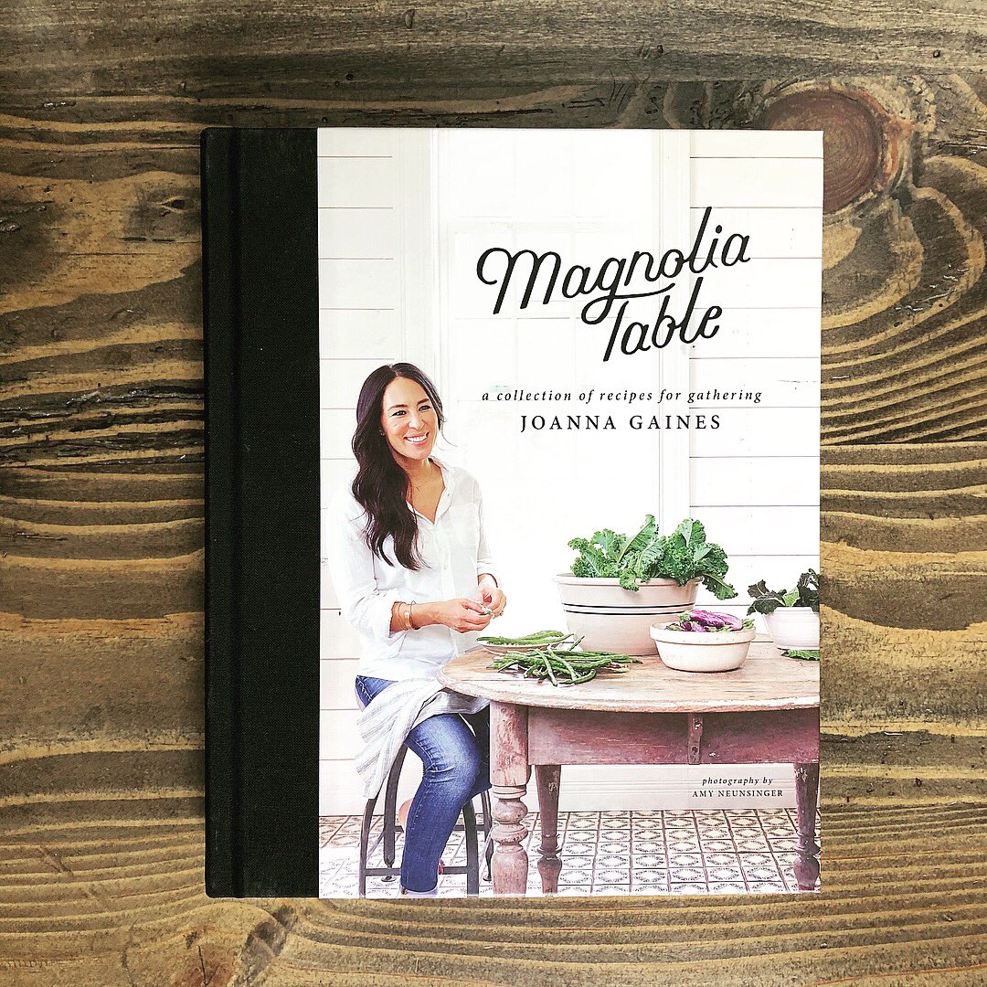 New addition!!! New cookbook for me and new baby for the Gaines’! 
This cookbook is so beautiful!! Congrats on baby Gaines  @joannagaines @chipgaines @magnolia #MagnoliaTableCookbook