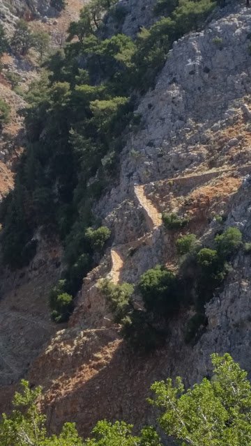 CreteVisitor's tweet image. Kalderimi at Aradena Gorge, #Sfakia