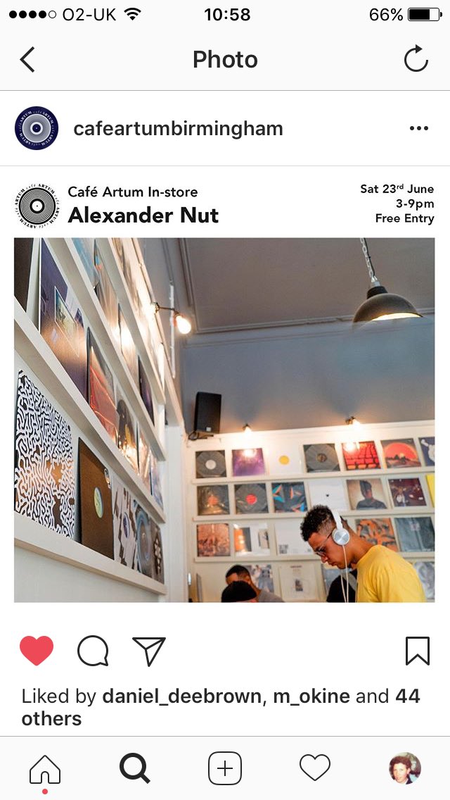 Heading down to <a href="/CafeArtum/">Cafè Artum</a> in Birmingham with a fat stack of rekids. Instore Dj set from 6pm. Who's rollin?