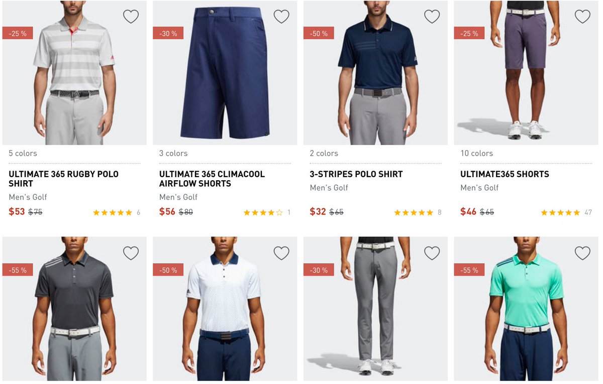 adidas golf clothing sale