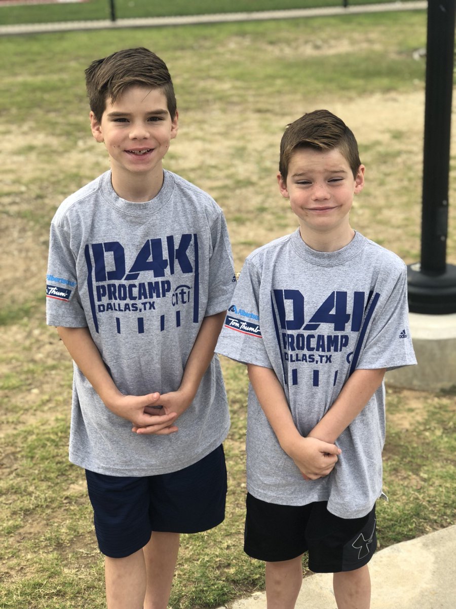 ChadSandell1's tweet photo. Getting ready to do work with Dak! Dak Prescott football camp! @dak @CitiPrivatePass @ProCamps #CloserToPro https://t.co/SwYlHnm1BF