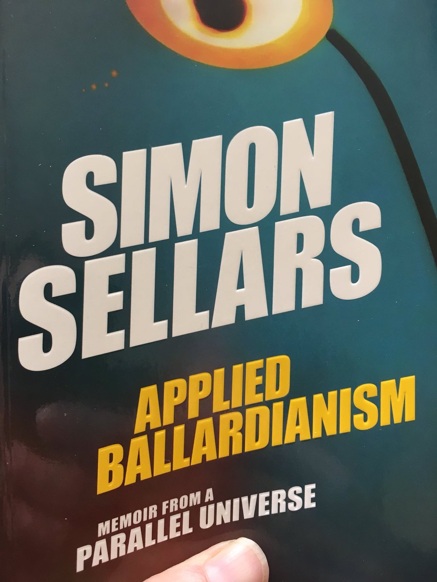 The manual's arrived... Year Zero begins...

'I can trace my decline. That is one of the bittersweet benefits of survival. I can locate the exact moment in time when I joined the theatre of the unwell.'

#AppliedBallardianism