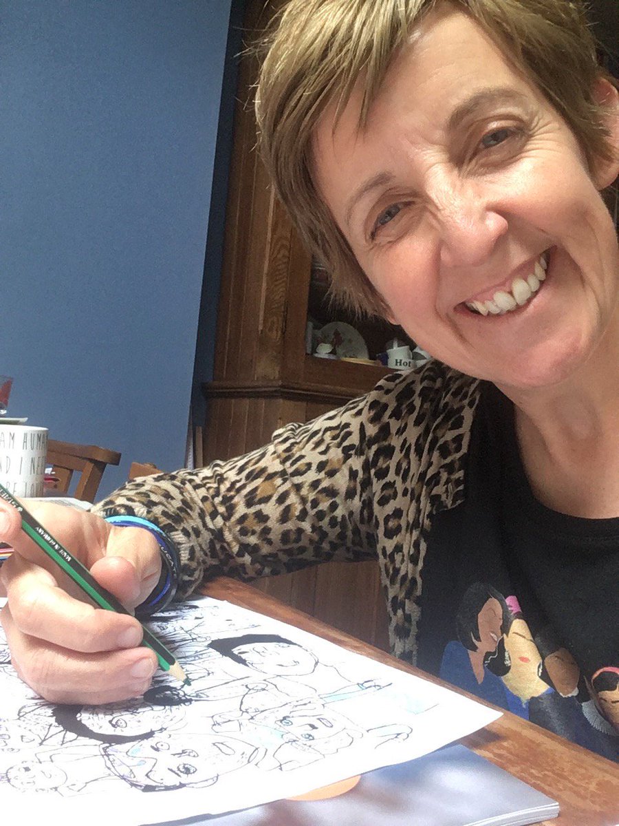 VentureArts's tweet photo. More #ColourinCorrie at the wonderful Chatterbox Club @SMDSSG this morning. Can you help us raise awareness of #LearningDisabilityWeek too? You can download your colouring in sheet designed by Amy and share it with us, we'd love to see them! - https://t.co/CnrvHNk0Mt #LDWeek2018 https://t.co/58h3AFYx75