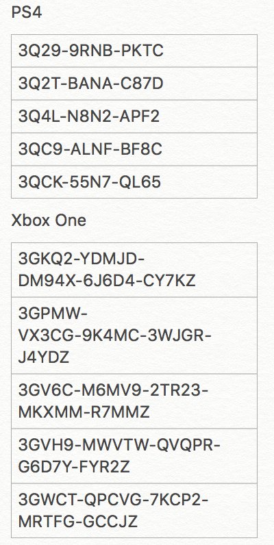 تويتر \ Steve على تويتر: "Sent out 100 Madden NFL 19 beta codes yesterday. I'll send out more the weekend. Here are 5 PS4 and 5 Xbox One codes. Good