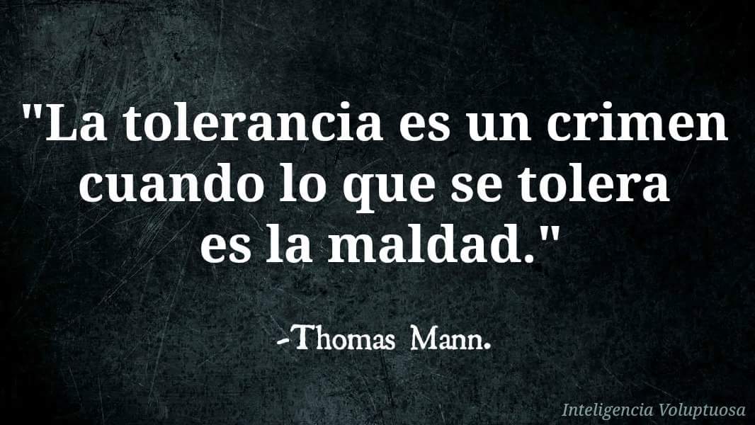 Y la violencia y la indolencia...