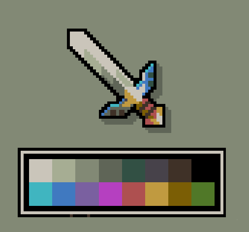 A 32x32 sword : r/PixelArt