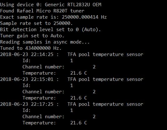 Chris_Diemoz's tweet photo. Always thought to be a "tech" guy, since a VIC-20 walked into my life at 12. However, guessing that one day I'd find myself decoding pool sensors in the neighborood with an @rtlsdrblog was a bit far. #hamr #hamradio #rtlsdr #rfhack @aborgnino @LondonShortwave @m0hsl @SWLingDotCom https://t.co/1fSzBH54pr