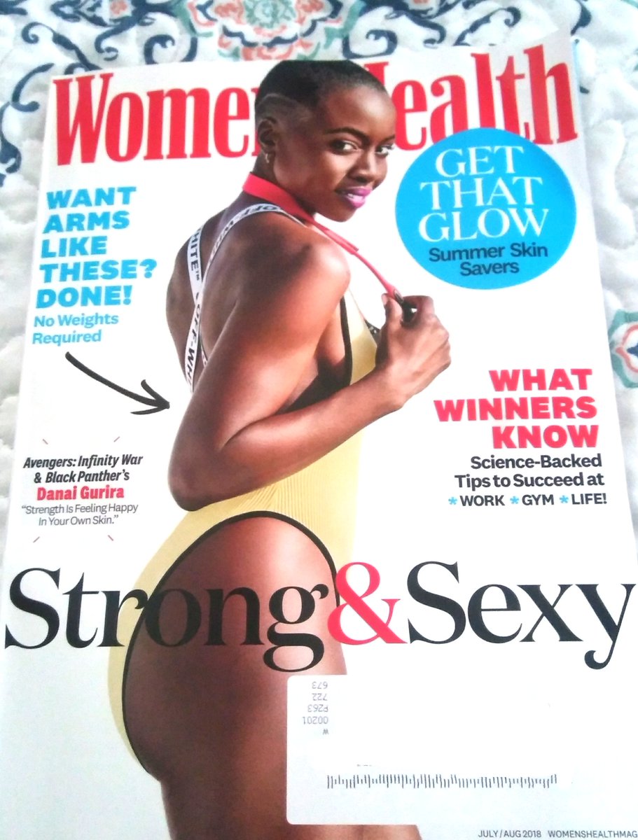box5angel's tweet image. Got my July/Aug 2018 issue of @WomensHealthMag with @DanaiGurira on the cover in the mail today. 😊 I can&apos;t wait to read the article. #timetogetfit #whataninspiration #stunning