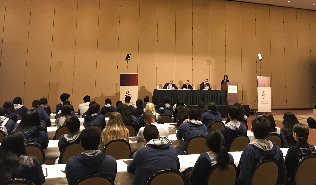 Gates Scholars are preparing for a Saturday full of information! Today, they will be listening to professionals from the Asian &amp; Pacific Islander American Scholarship Fund and The American Indian Graduate Center. #TheGatesScholarshi