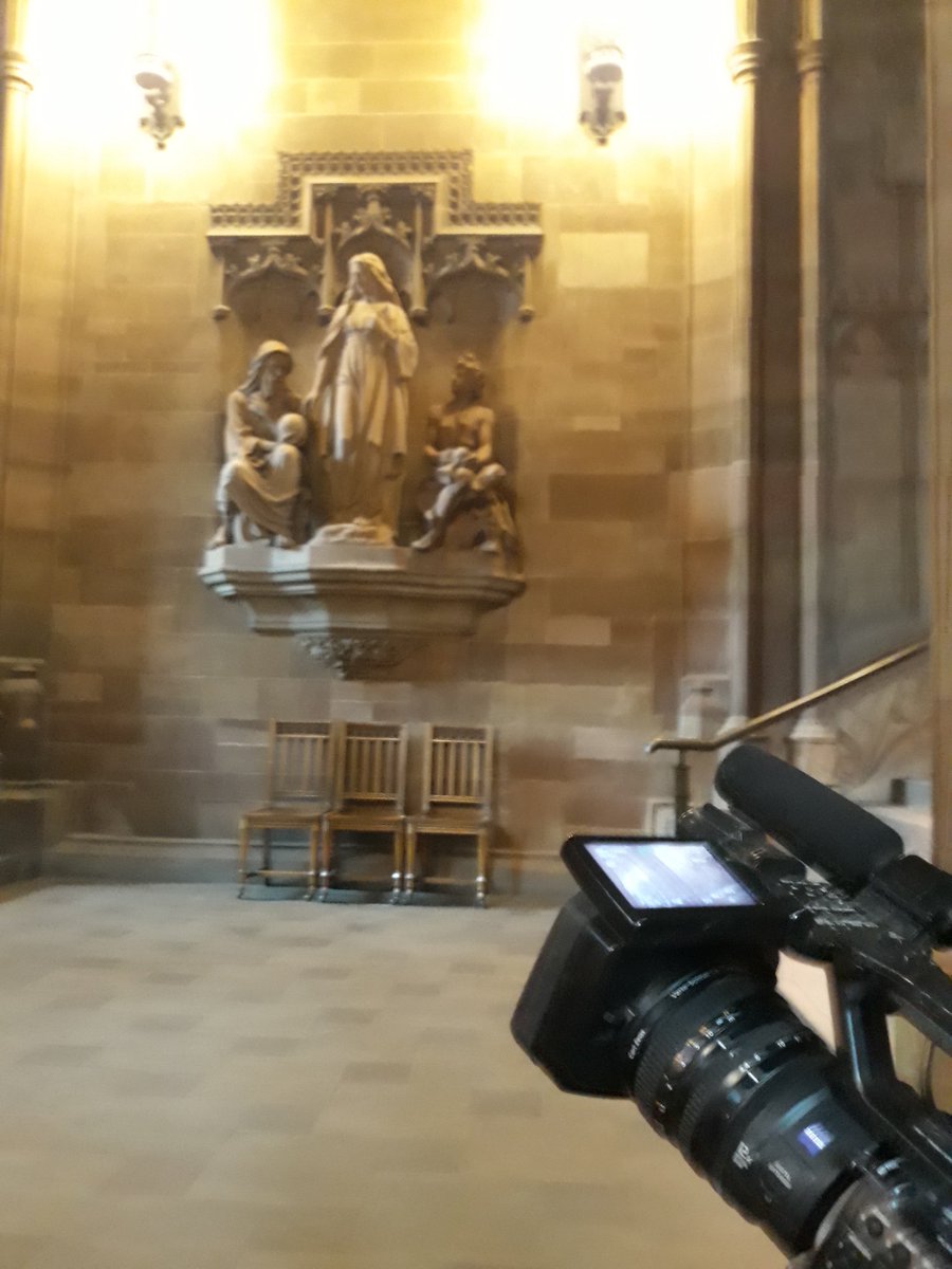 <a href="/Seasidefilms/">Seaside Films</a> Filming for John Rylands "Ahead of His Time"<a href="/TheJohnRylands/">John Rylands Research Institute and Library</a> with @m32projects @heritagelottery #hlfsupported <a href="/SCT_Stretford/">Stretford Children's Theatre</a> <a href="/StretfordPHall/">Stretford Public Hall</a>