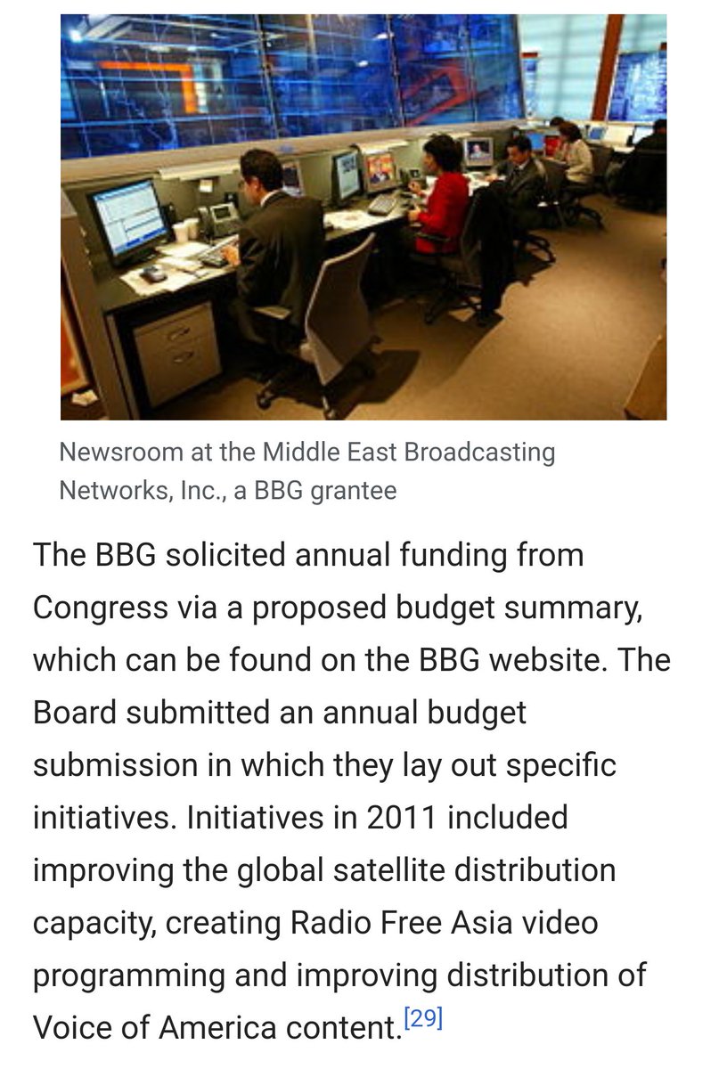 This was part of the left's strategy to control the MSM message leading up to the 2016 elections. The BBG was approaching a billion dollar budget. Btw it's influence is more than it's content. In 2016 the 8 appointees were replaced by ONE CEO as part of the NDAA.