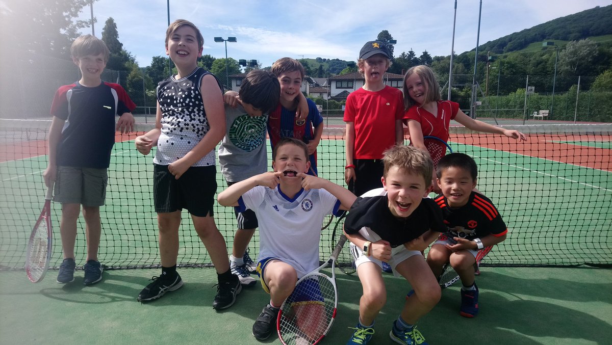 Lovely weather &amp; incredible tennis at Abergavenny Sytner red tournament today. A great attitude and a chance to improve their skills at matchplay.