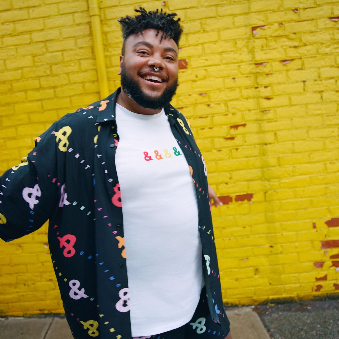 glaad's tweet photo. .@ASOS_Us Insider @TreyCampbell__ knows one of the best ways to celebrate #Pride is with the ASOS x glaad&amp; collab. https://t.co/gRaoeCQv9N