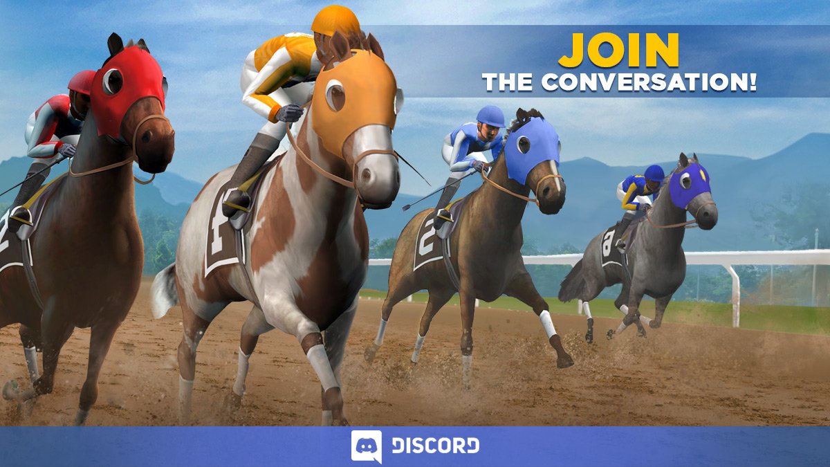 HRM_2019's tweet photo. Discord is a place to discuss your favorite games, voice any concerns, exchange tips and tricks, AND connect with the devs! So what are you waiting for? Become part of the community!

CLICK HERE: https://t.co/bKLtZP36kd

#HorseRacingManager2018 #TiltingPoint #Discord #mobilegames https://t.co/xhotQG62oN