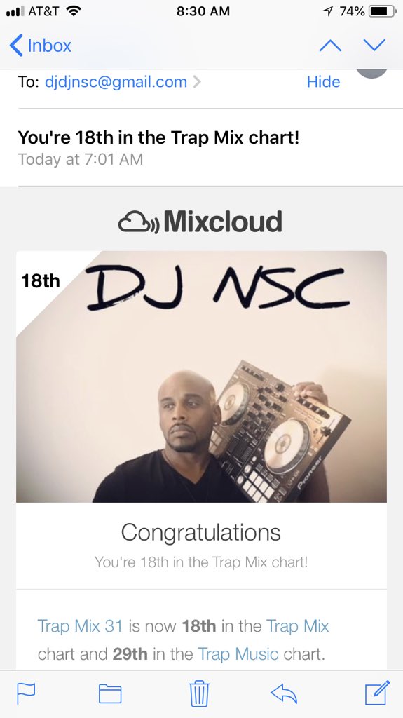 DJ_NSC75's tweet image. Already killin the Mixcloud Charts! 🔥#DJNSC #Mixcloud #Mixcloudcharts #DJ #MixDJ