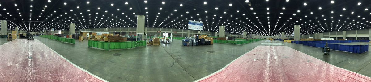 SkillsUSA's tweet photo. Panoramic view of the competition floor for #NLSC18 https://t.co/LqbyZsARbs