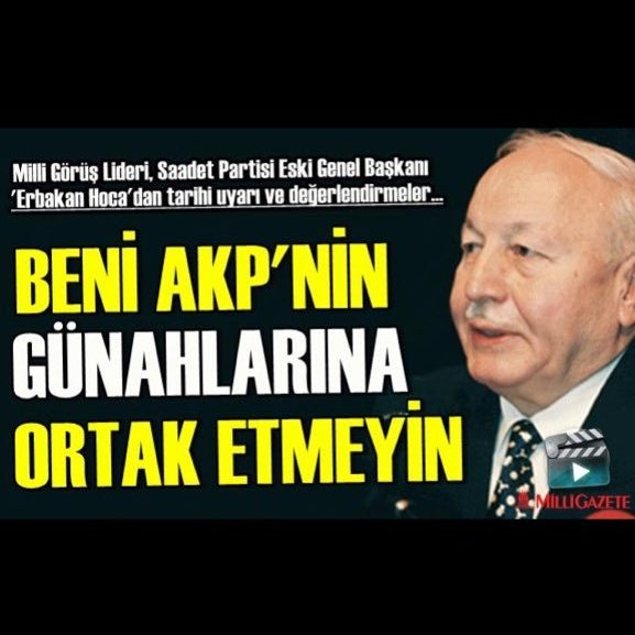 Erbakan Hocamızın, 
"BENİ AKP'NİN GÜNAHLARINA ORTAK ETMEYİN"
haykırışı eminim hala sizin de kulaklarınızda çınlıyordur..

Öyleyse;
#OylarSaadete
