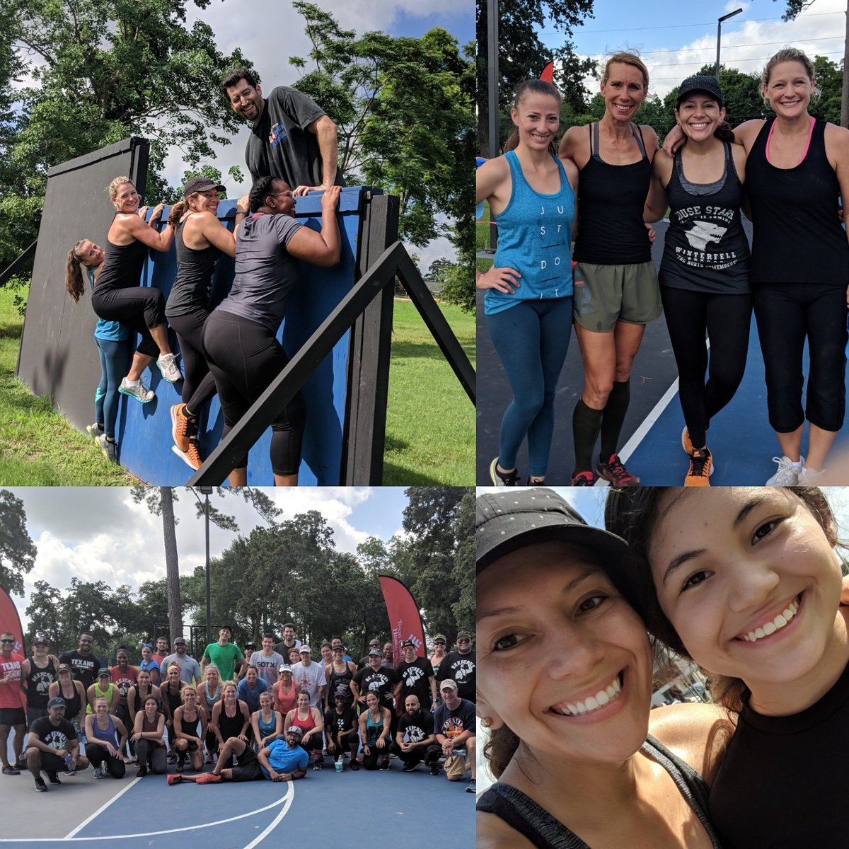 JuliaMajluf's tweet photo. Had a blast this morning with my #TexasChildrens colleagues and their friends/family! Thank you @bcfitstatus for partnering with our Well-Being team to host our very first OCR Boot Camp! 🎉 #TexasChildrensPeople #WellBeing #OCR #BCFitFam https://t.co/930XSQII5t