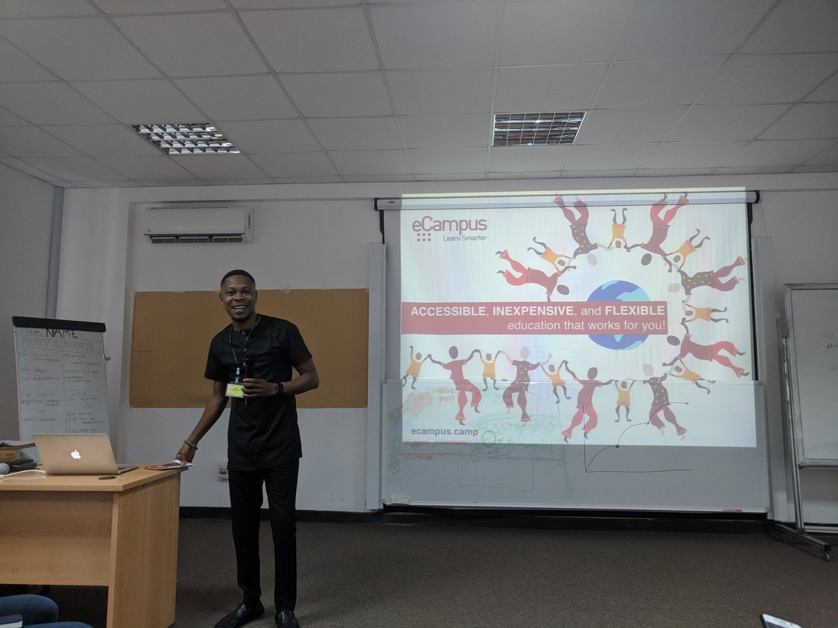 ventureplato's tweet photo. Why is everybody in a rush to succeed? It took this guy 14years, please check ECampus! #DTGC2018 @My_eCampus @designthinkgh https://t.co/ZD5e1V0bD0