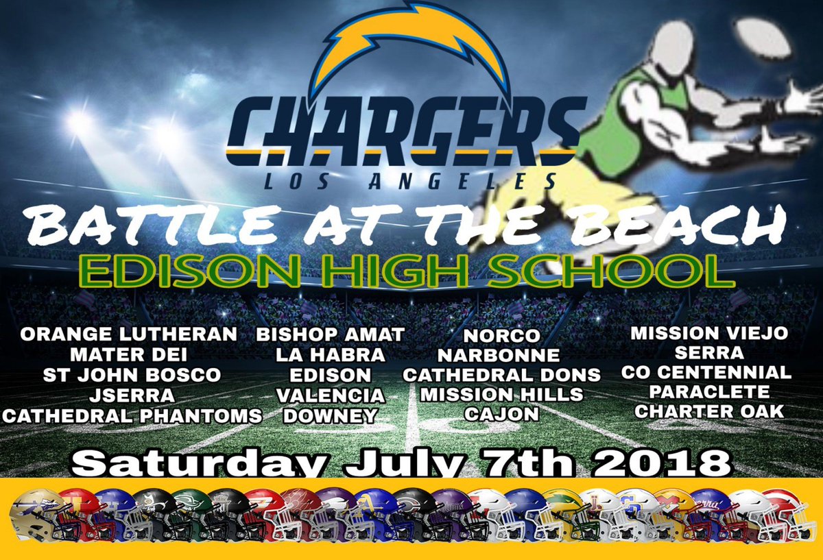 prodwestcoast's tweet image. July 7th 2018 battle at the beach is going down.  Looking forward to seeing all the teams compete. #califootball #hb #7v7 @GregBiggins @CoachKeith_NP @ocvarsityguy @SteveFryer @RyanWrightRNG @ocsidelines @sarahjchaffee