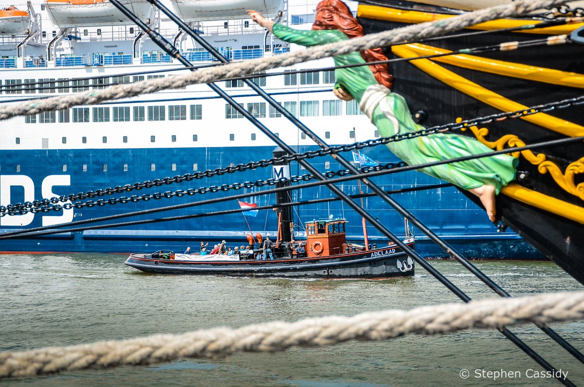 stephencassidy's tweet photo. De #Adelaar #stoomboot (1925 gebouwd) in IJmuiden haven. Te zien bij het Havenfestival IJmond aan de IJmuidense Trawlerkade vandaag 23 en morgen 24 juni 2018.
#Havenfestival #HFIJ2018 #IJmond #vis en #duurzaamheid #Beverwijk #FoodPlein #IJmuiden #Havenfestival2018 #Trawlerkade https://t.co/96yRTeI33e
