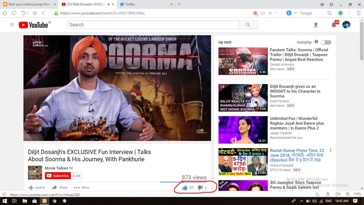 you cannot see  such statistics very often in any  youtube video  that's the power of <a href="/diljitdosanjh/">DILJIT DOSANJH</a> pajii god bless you