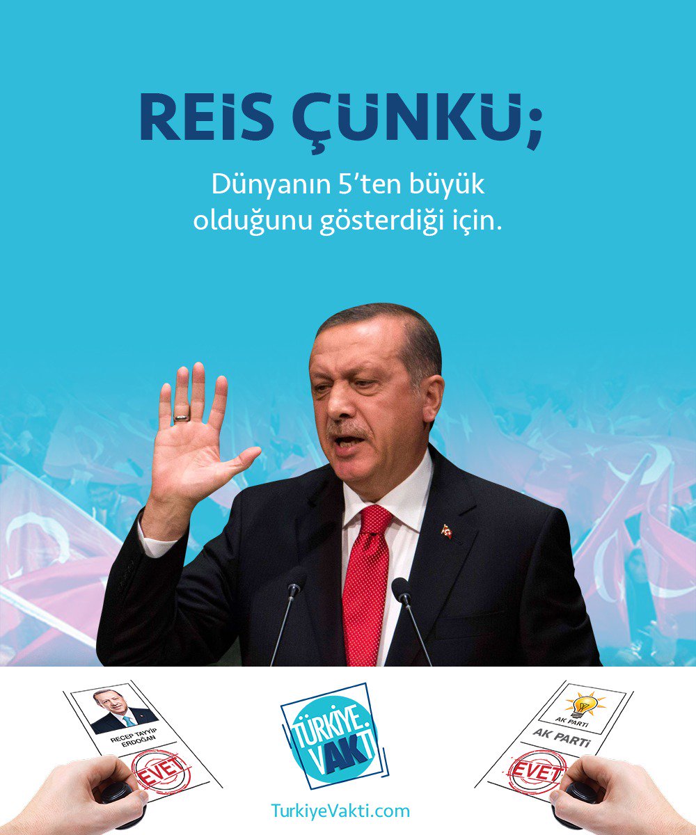 Akceylanpinar's tweet photo. #ReisÇünkü Dünyanın 5 ten büyük olduğunu gösterdiği için.
@halidsimsek @AtillaMenderes @akpartiurfa @byildiz63 @orhan_gecen @CpinarAkgnclik https://t.co/gCJOim2rZJ