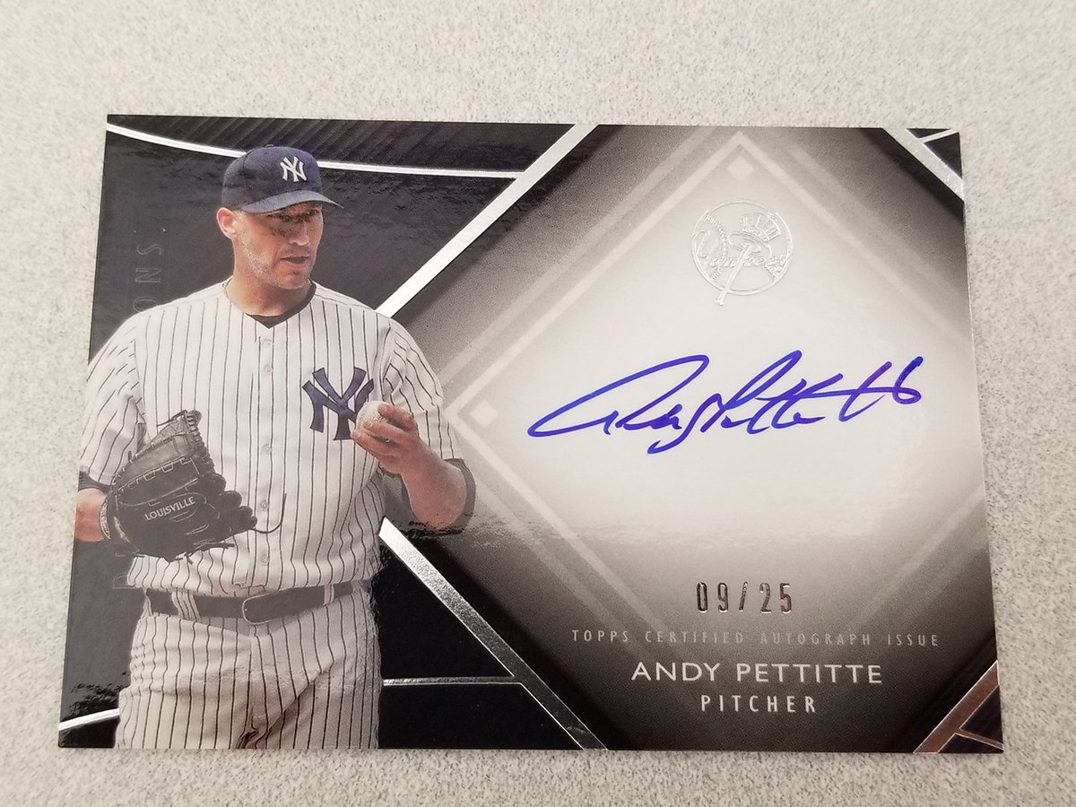 “Andy Pettitte is a starting pitcher!”
   
RT for a chance to win this <a href="/Topps/">Topps</a> autographed card. #MLBCards