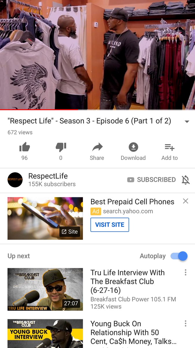 raydollar's tweet image. Check out the Newest Episode of Respectlife the Hottest Web Series on YouTube