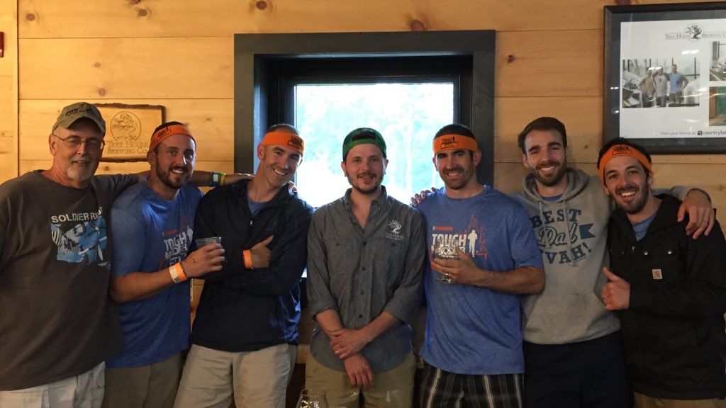 Post Tough Mudder pic with the man himself <a href="/treehousenate/">Nathan Lanier</a> <a href="/TreeHouseBrewCo/">Tree House Brewing Co.🍺</a> thanks Nate!
