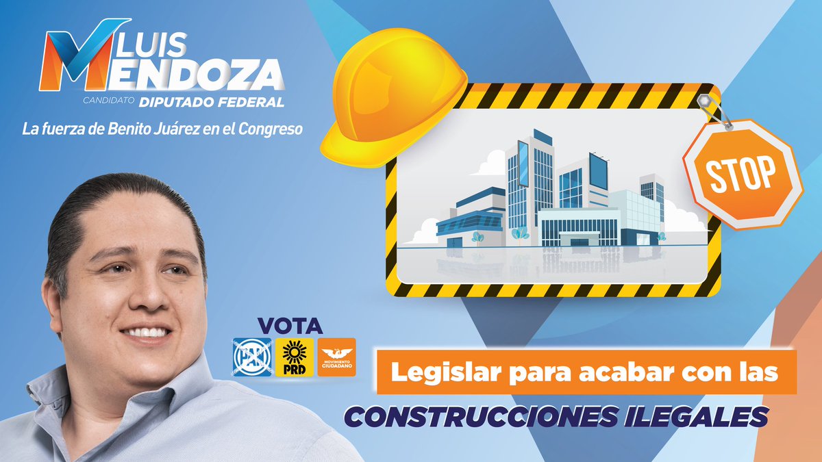 LuisMendozaBJ's tweet photo. Como Diputado Federal por Benito Juárez mis principales acciones serán:
1. Legislar por tu seguridad🛡
2. Erradicar la falta de agua potable💧
3. Acabar con las construcciones ilegales🏗
4. Garantizar la igualdad salarial para las mujeres👮‍♀
#LaFuerzadeBJenelCongreso https://t.co/sDwZ5NRIA3