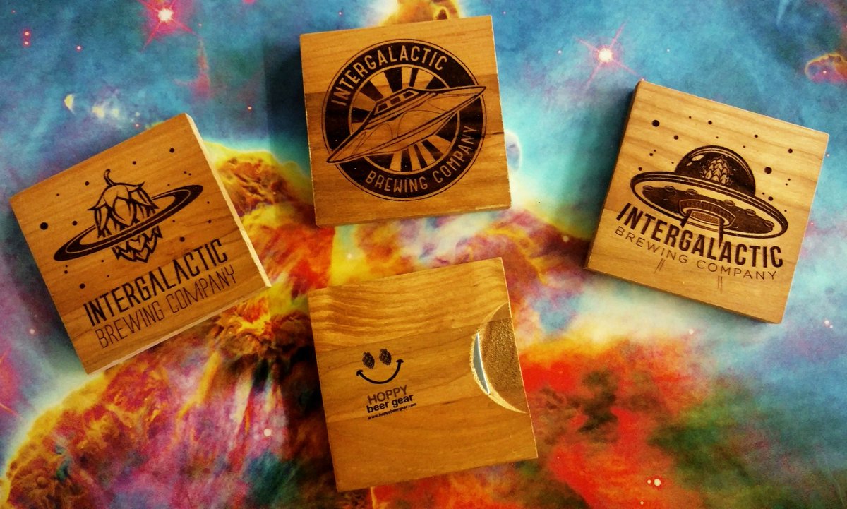 Shout out to @hoppybeergear for rad merchandise 🍻
.
🔥Coasters that second as bottle cap openers🔥
.
Available in the tasting room😉
.
#sdbeer #indiebeer #hoppybeergear #beermar #brewerymerch #galacticbrew #galacticbrewing #intergalacticbrewing #intergalacticbrew #ufosighting