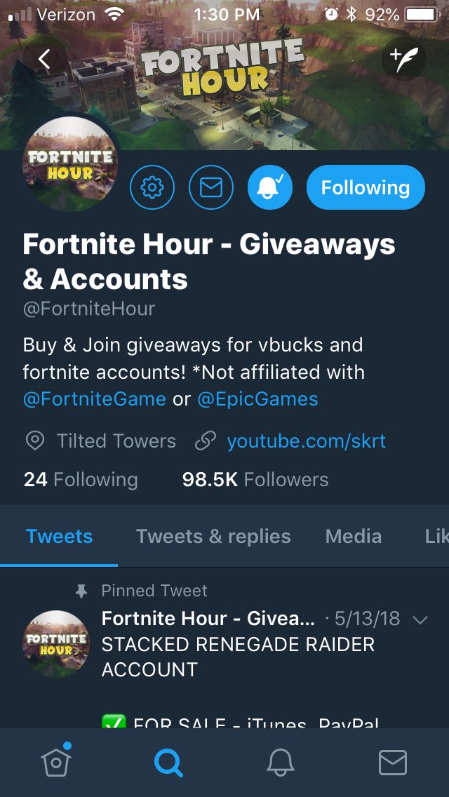 standardbuilde1's tweet photo. @FortniteHour @NokiaFTN Done https://t.co/nVG1vq7rc1