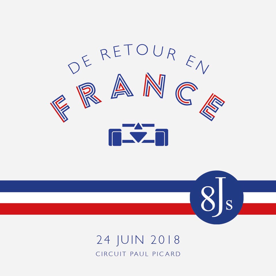 delphineprost's tweet image. La #F1 de retour en France 🇫🇷🇫🇷🇫🇷 @PaulRicardTrack @8Js_Official #8js #livefast #gpfrance #frenchgp #gpdefrance