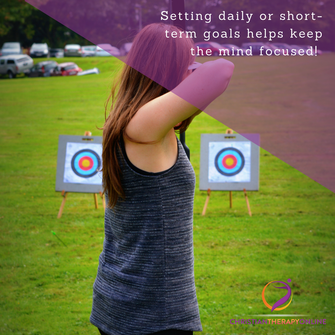ChristianThera5's tweet photo. Setting daily or short-term goals overcomes depressive and insecure thinking and, moreover, may be the motivation needed to take on new challenges. Click here to read more ====> https://t.co/bGEBz84FLr https://t.co/B0kC4h5Fp1