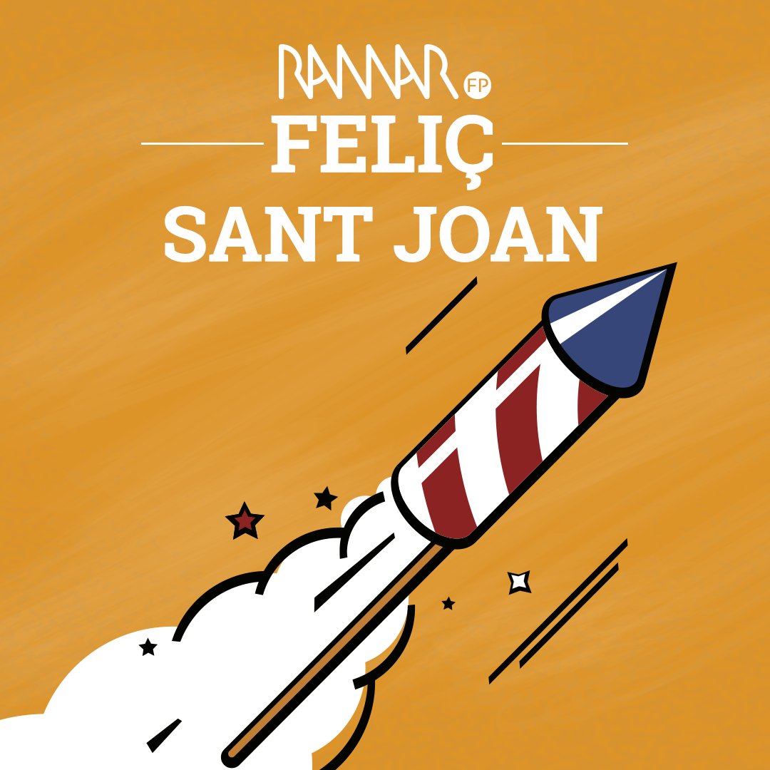 GrupRamar's tweet photo. Una nit molt divertida i màgica us espera! Grup #Ramar us desitja que tingueu una bona revetlla de #SantJoan! 🎇🌠🌜
#Sabadell #Educació #Educacio #ramar1 #ramar2 #ramarfp https://t.co/vD6WJiW8vG