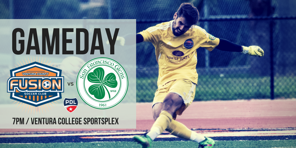 GAMEDAY. Fusion Take on <a href="/SFGlensSC/">San Francisco Glens SC</a> today at Ventura College Sportsplex! Kick off: 7pm. Come down and support your Fusion! #Prideofthe805 #uslpdl