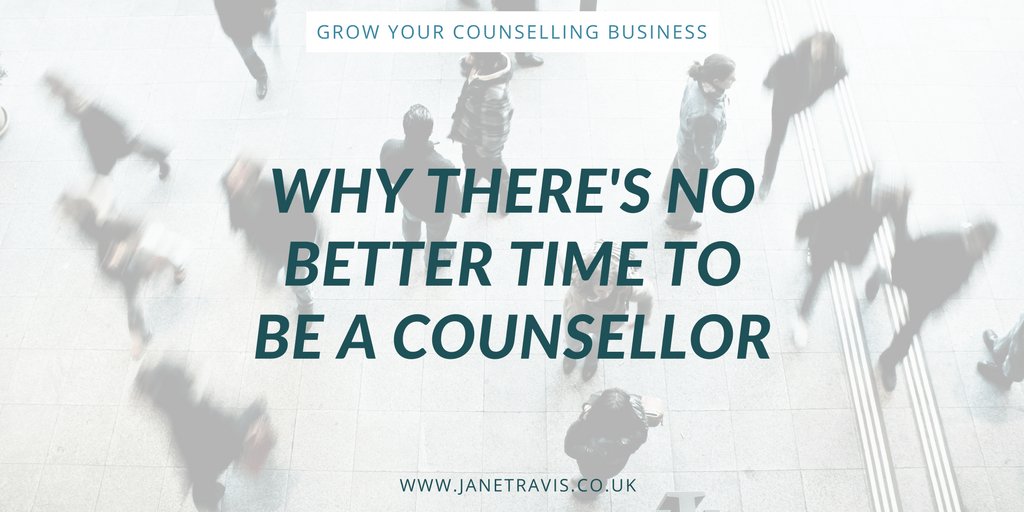 Worried about the 'saturated market' myth? #CounsellorTips #PrivatePractice  #Training4Therapists janetravis.co.uk/no-better-time…