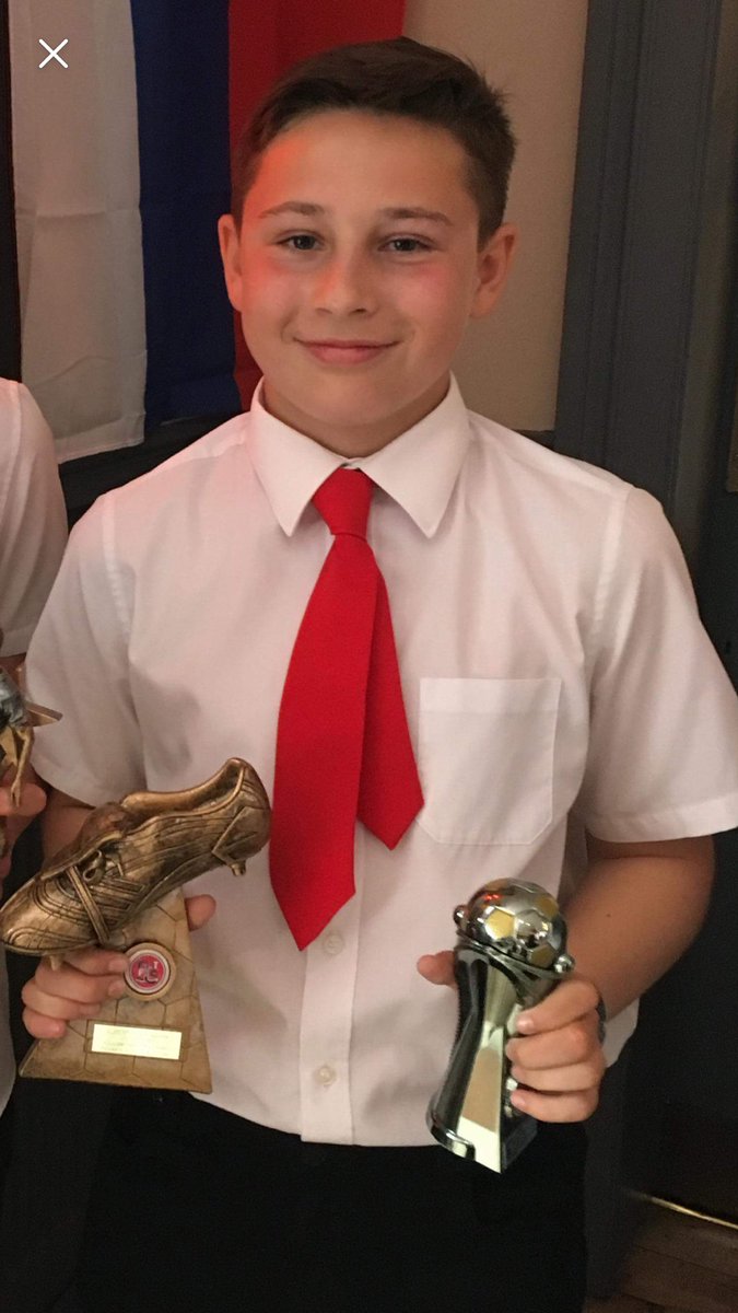WHardingham's tweet image. Well done Adam, Clubman of the year award for Fleetwood Town Reds U13’s. Really proud mate 💙⚽️ xx