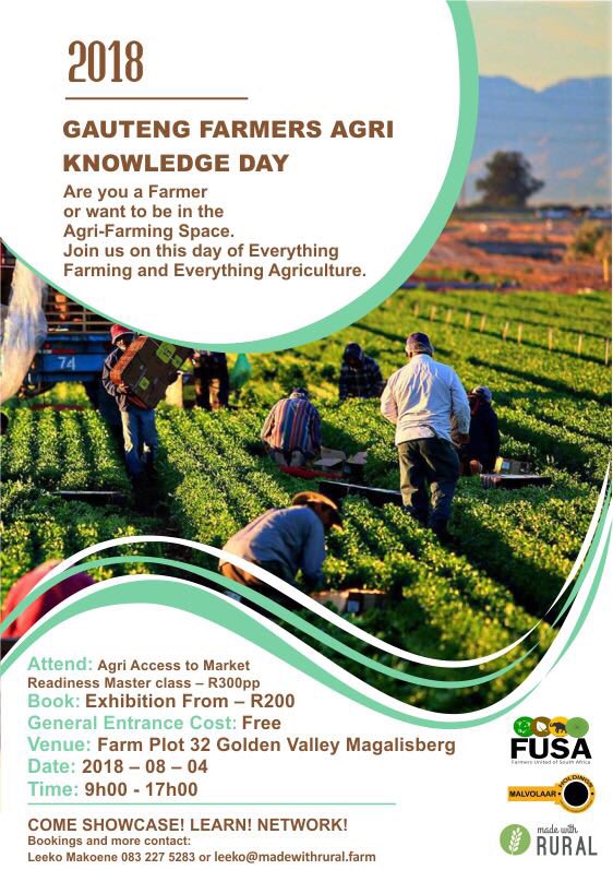 Book your spot at the upcoming #FUSA Knowledge Day!

4th August - Gauteng
31st August -KZN