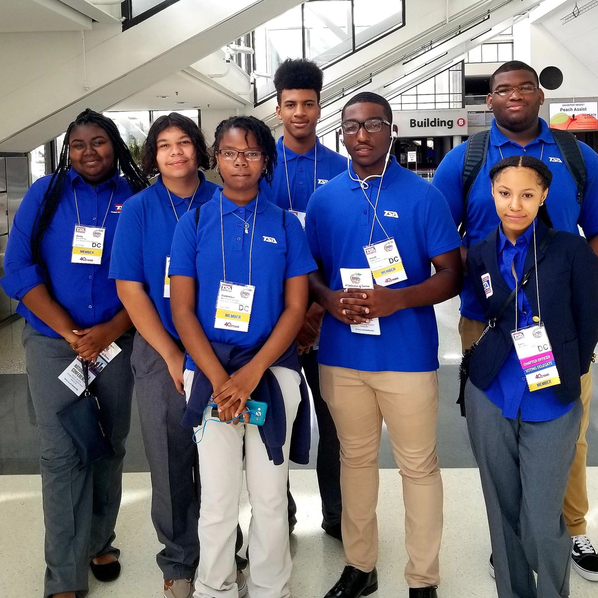 We in here! DC Technology Student Association! Currently waiting to see if we make it to the semi-finals and Robotics tomorrow! #STEMEducation #HDWoodson #DCTSA #CTSO #DCPSrising