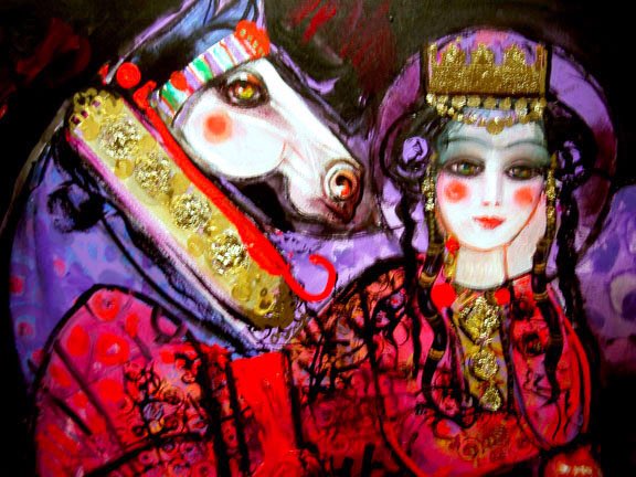 Queen Sheba
Nasser Ovissi
#painting